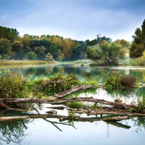 Озеро Браччано и замок Орсини